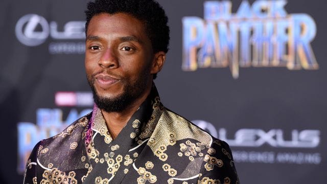 Chadwick Boseman bei der Premiere von "Black Panther" in Los Angeles. Chadwick Boseman bei der Premiere von "Black Panther" in Los Angeles.