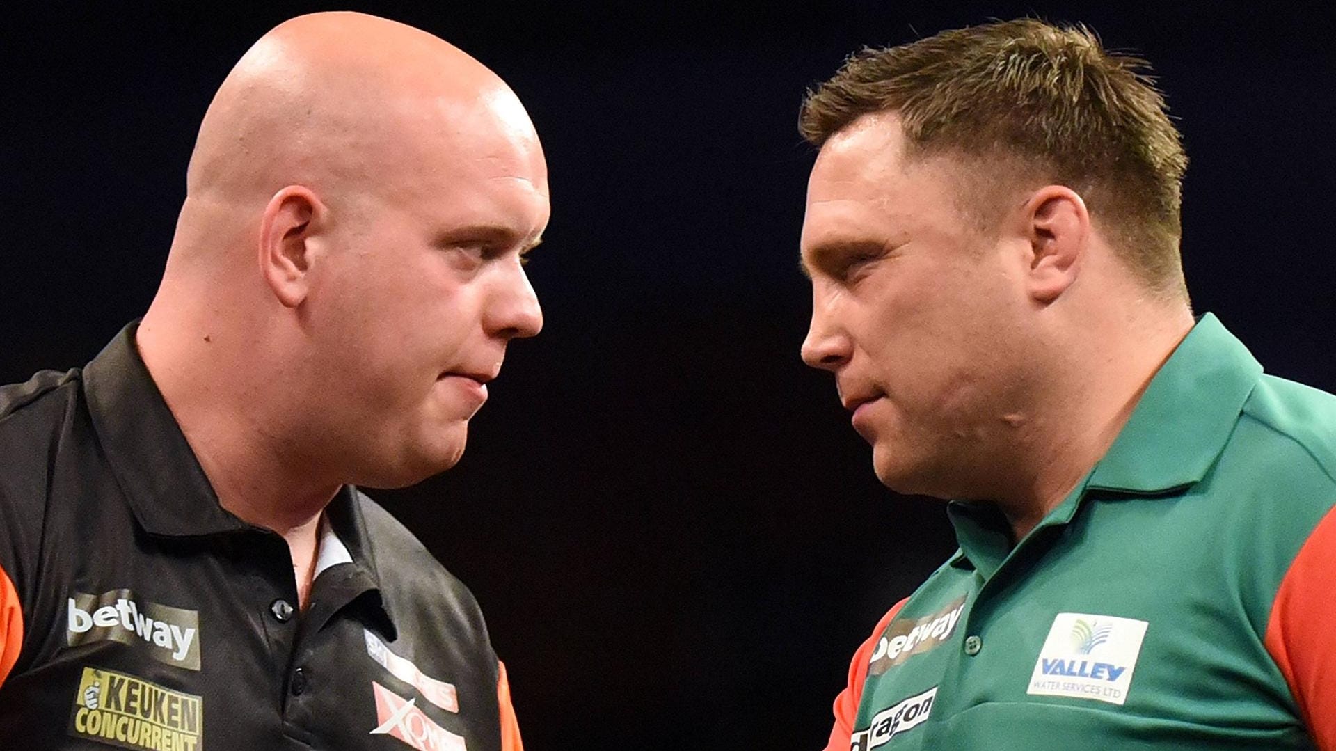 Darts-WM: Michael van Gerwen (l.) und Gerwyn Price zählen zu den Topfavoriten.