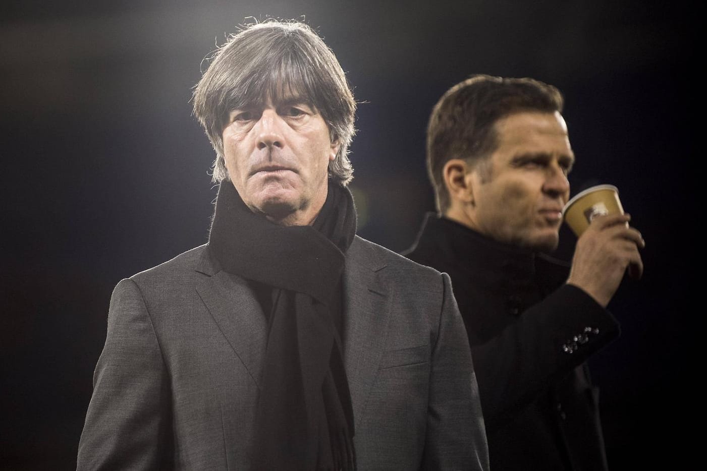 Joachim Löw (l.) und Oliver Bierhoff: Beim DFB geht es wie gewohnt weiter.