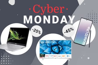 Die besten Technik-Schnäppchen am Cyber Monday von LG, Samsung, Acer, Microsoft & Co