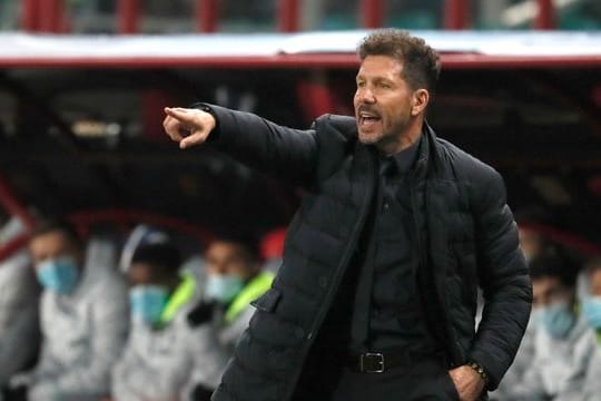 Erwartet starke Bayern: Diego Simeone, Trainer von Atlético Madrid.