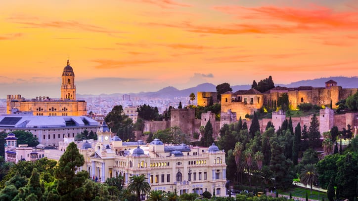 Malaga, Spain Skyline