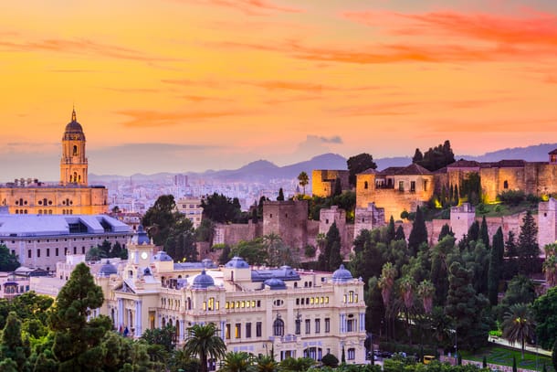 Malaga, Spain Skyline