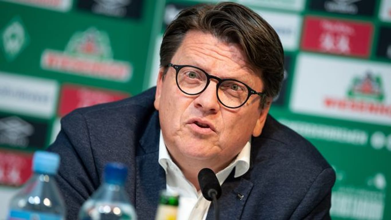 Will den Vertrag mit Frank Baumann zeitnah verlängern: Werder-Präsident Hubertus Hess-Grunewald.