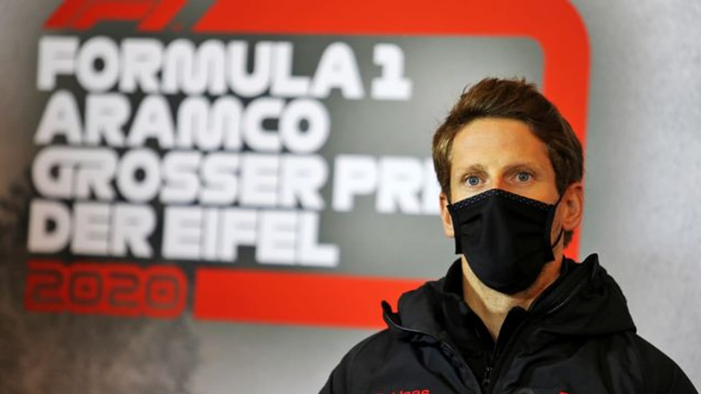 Muss noch weiter im Krankenhaus bleiben: Romain Grosjean.