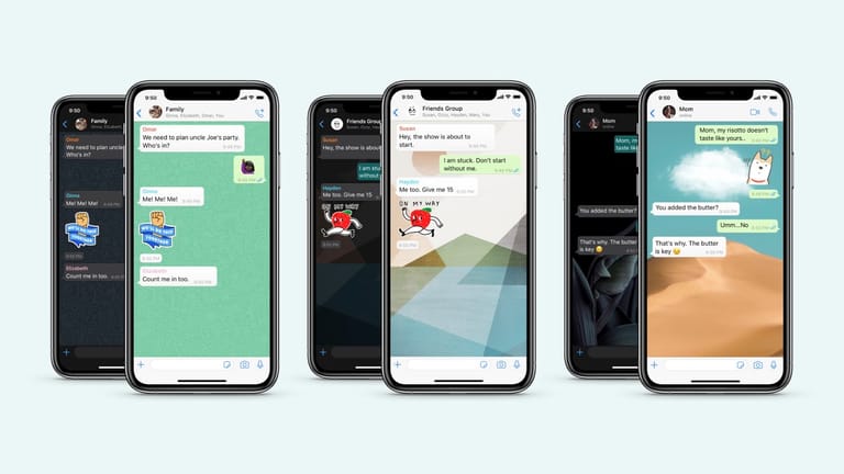 WhatsApp mit neuen Funktionen: Neue Wallpaper und Sticker verfügbar