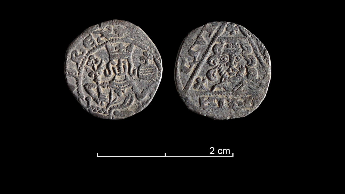 Silberlinge aus dem 13. Jahrhundert: Sie wurden auf einem Acker in Dortmund gefunden.