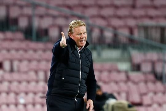 Schont in Budapest Messi und ter Stegen: Ronald Koeman, Trainer des FC Barcelona.