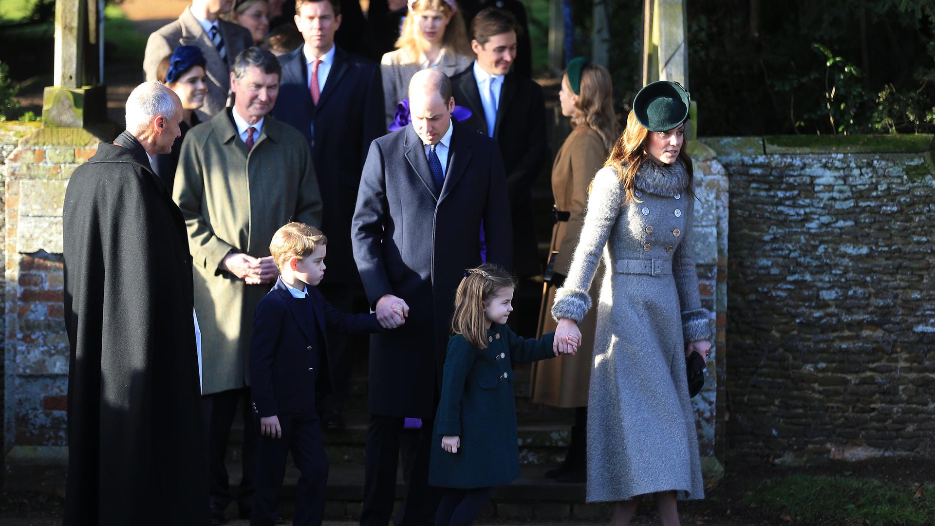 Gottesdienst in der St. Mary Magdalene Church: Letztes Jahr waren erstmals Prinz George und Prinz Charlotte mit dabei.