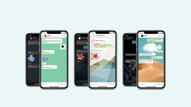 Jeder Whatsapp-Chat kann nun seinen eigenen Hintergrund haben.