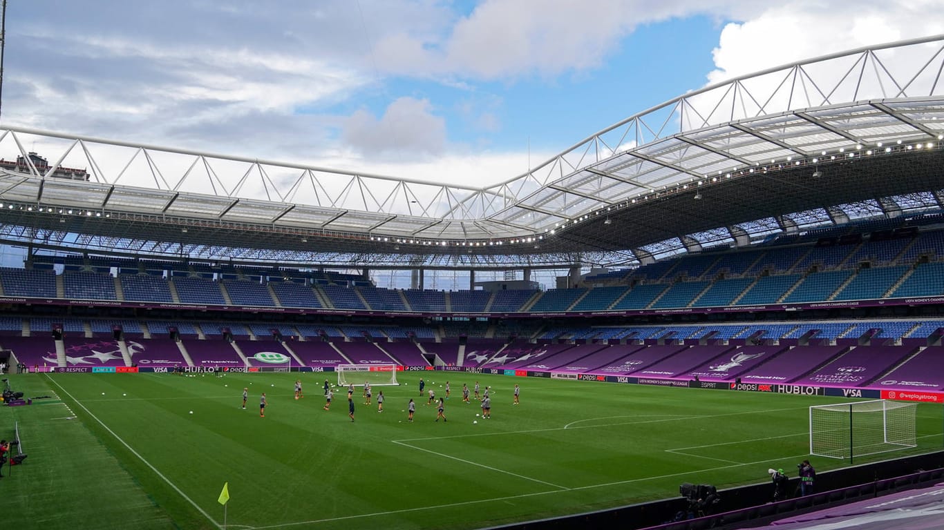 Estadio Anoeta: In der Heimstätte von "La Real" fand im August 2020 das Finalturnier der Frauen-Champions-League statt.