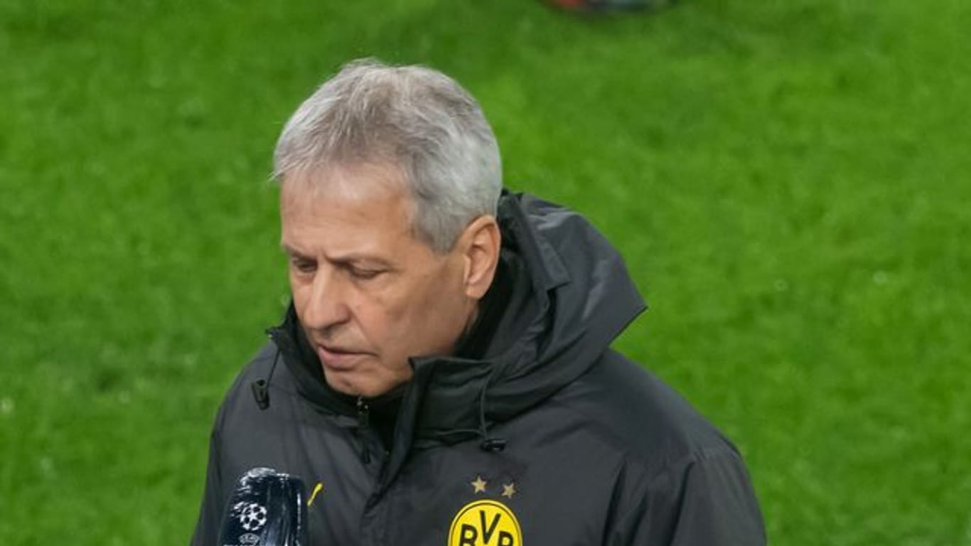 Muss auf den verletzten Erling Haaland verzichten: Dortmunds Trainer Lucien Favre.
