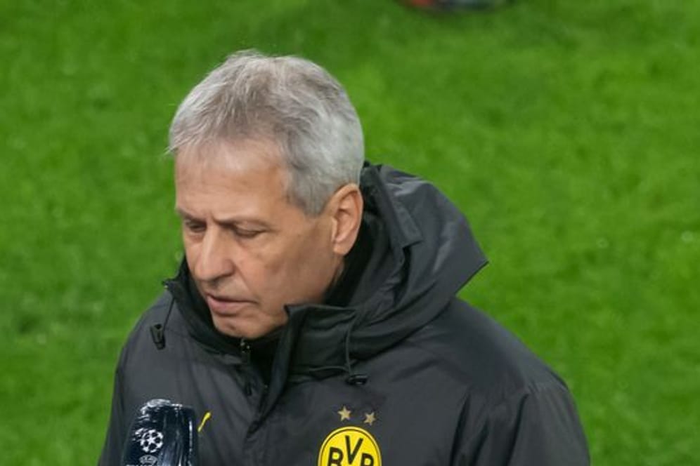 Muss auf den verletzten Erling Haaland verzichten: Dortmunds Trainer Lucien Favre.