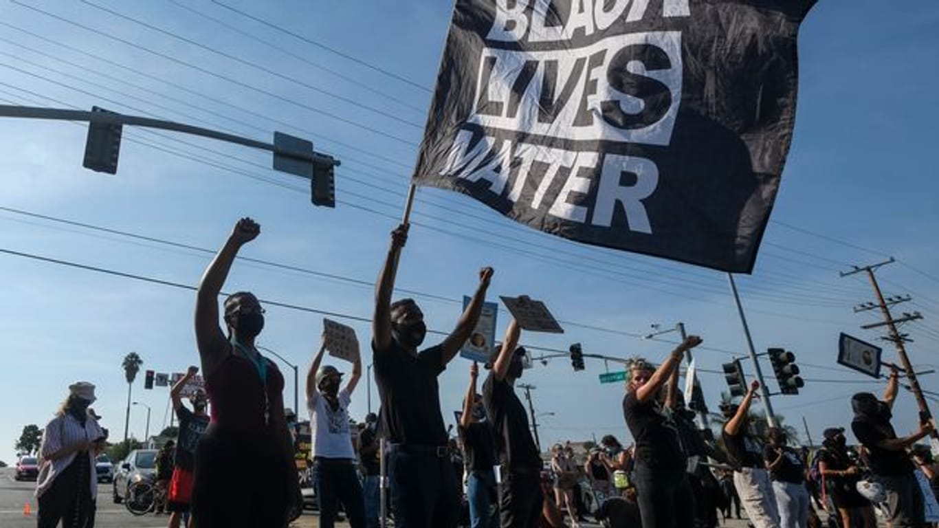 Eine "Black Lives Matter"-Demonstration in Los Angeles.