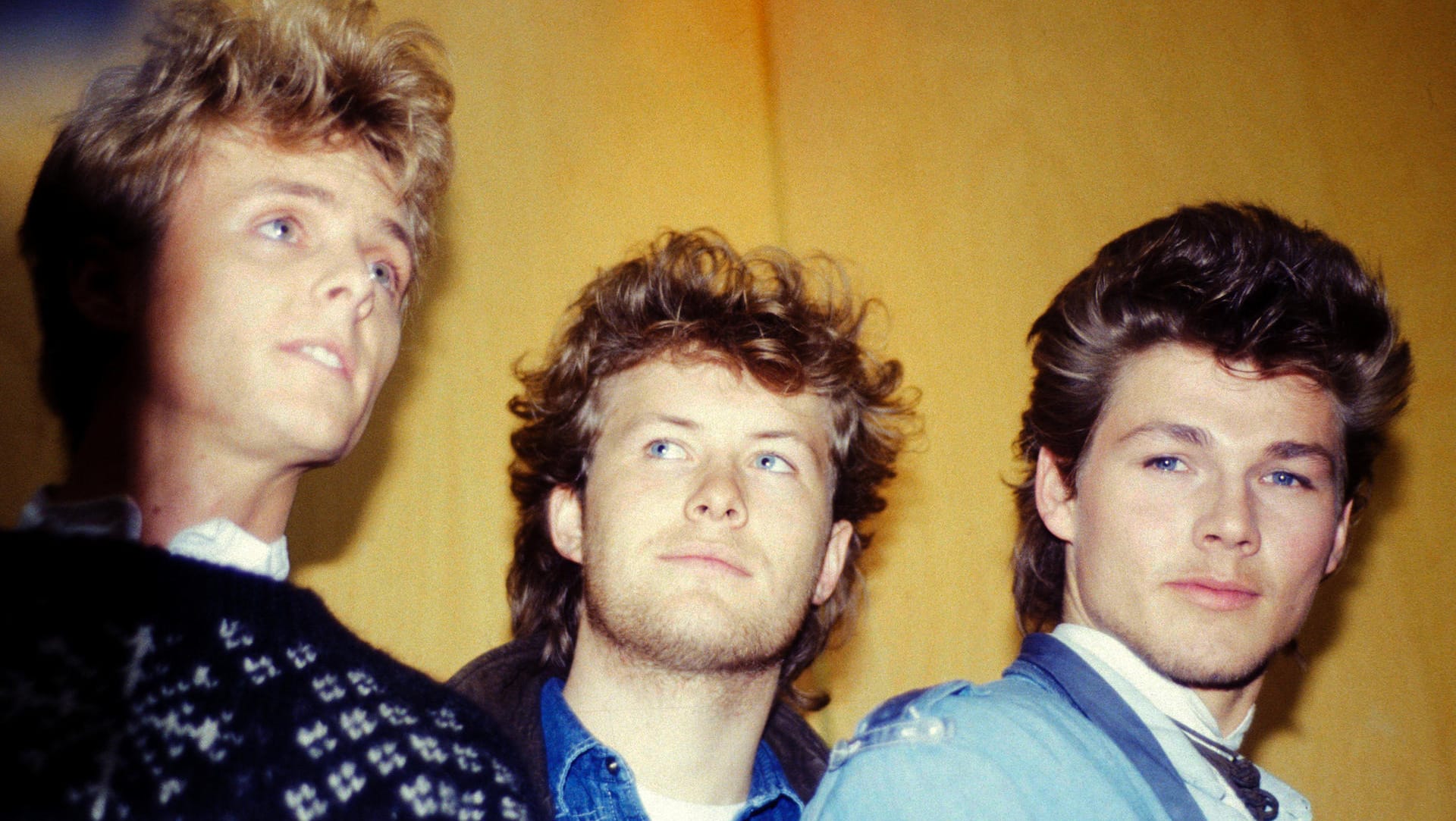 a-ha 1986 (v.l.): Pal Waaktaar-Savoy, Magne Furuholmen und Morten Harket