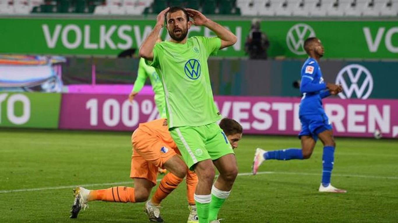 Verletzte sich: Der Wolfsburger Admir Mehmedi.
