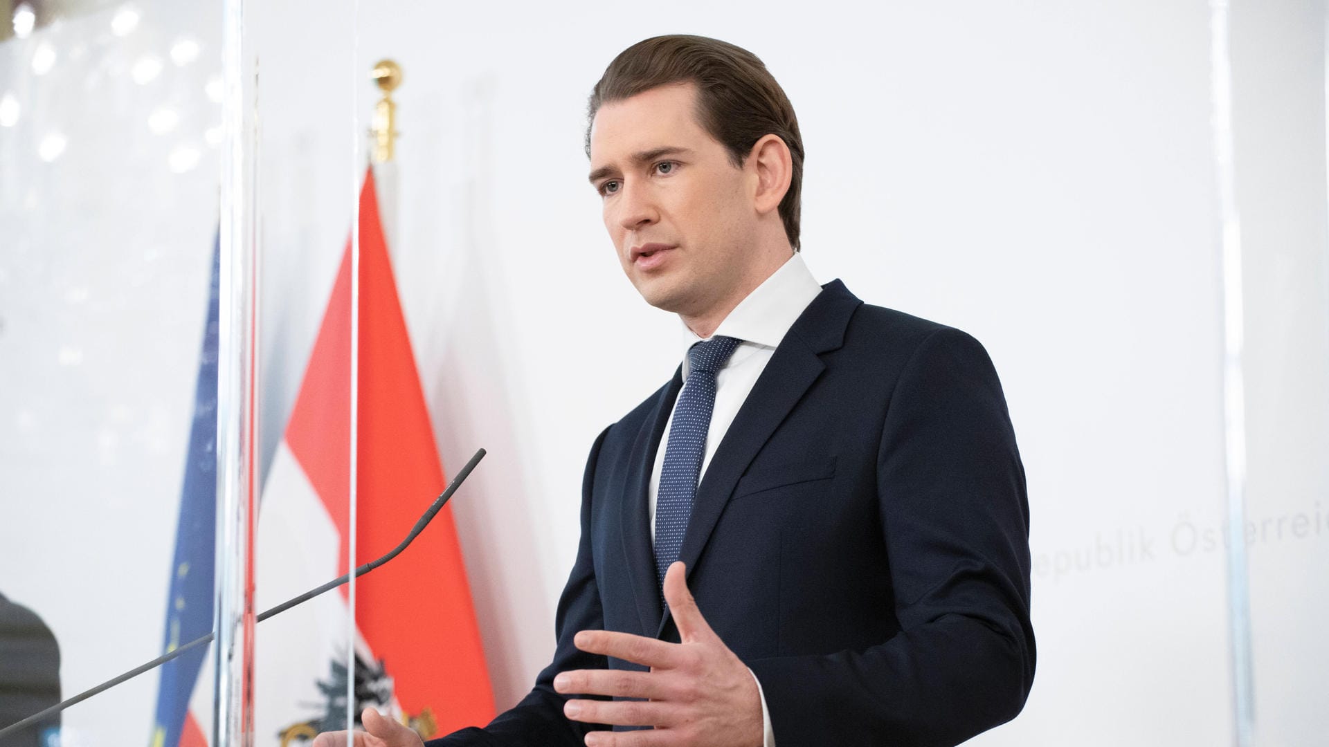 Österreichs Bundeskanzler Sebastian Kurz: Er wurde für seine Begründung der Einreisebeschränkungen scharf kritisiert.