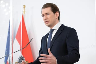 Österreichs Bundeskanzler Sebastian Kurz: Er wurde für seine Begründung der Einreisebeschränkungen scharf kritisiert.