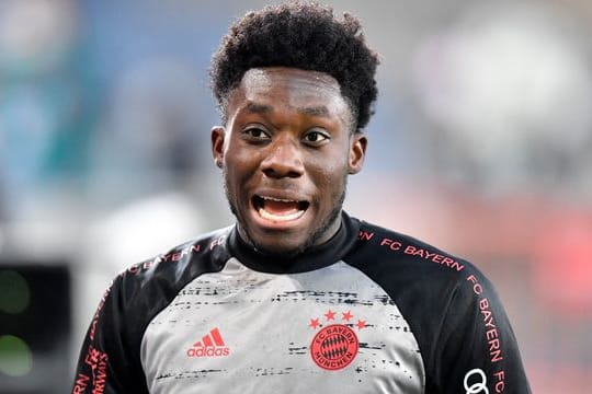 Absolvierte wieder ein komplettes Training mit der Mannschaft: Alphonso Davies.