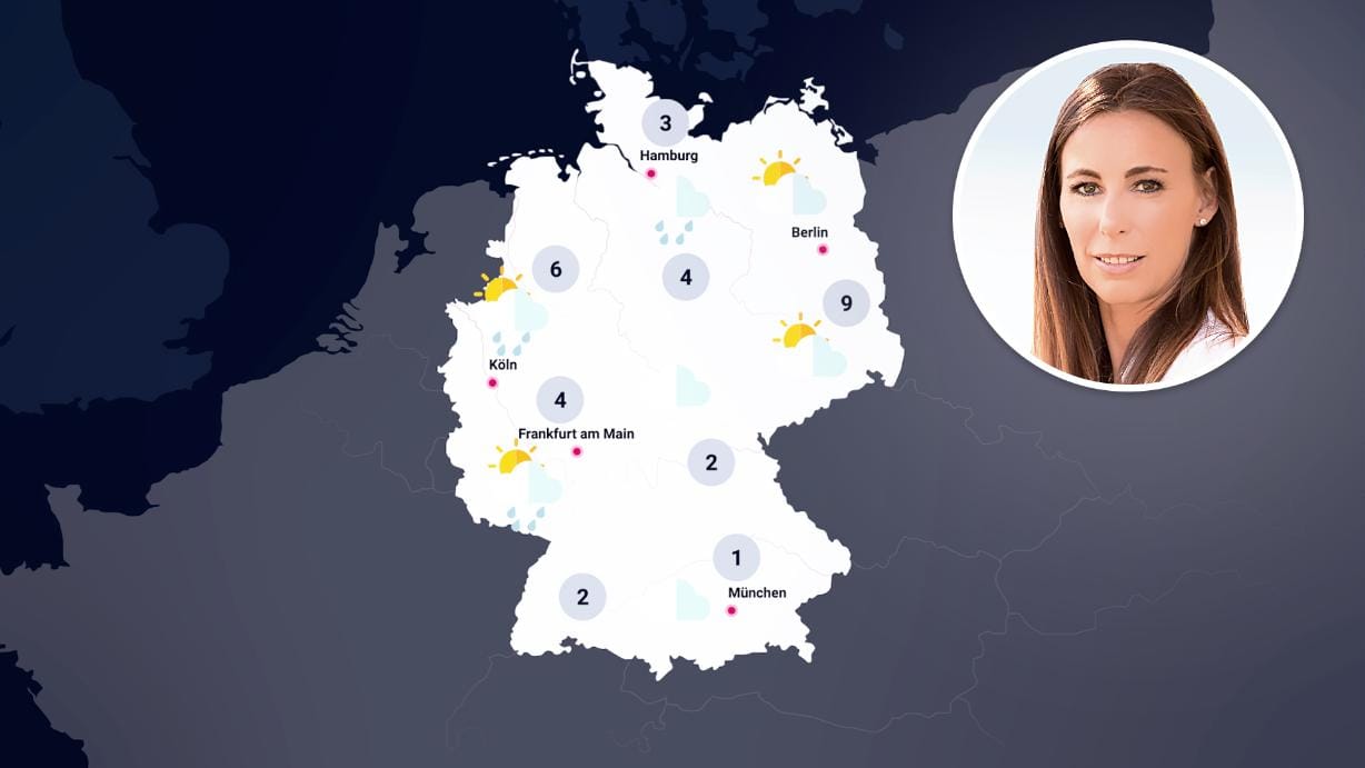 Hier wird es am Wochenende richtig stürmisch Hier wird es am Wochenende richtig stürmisch