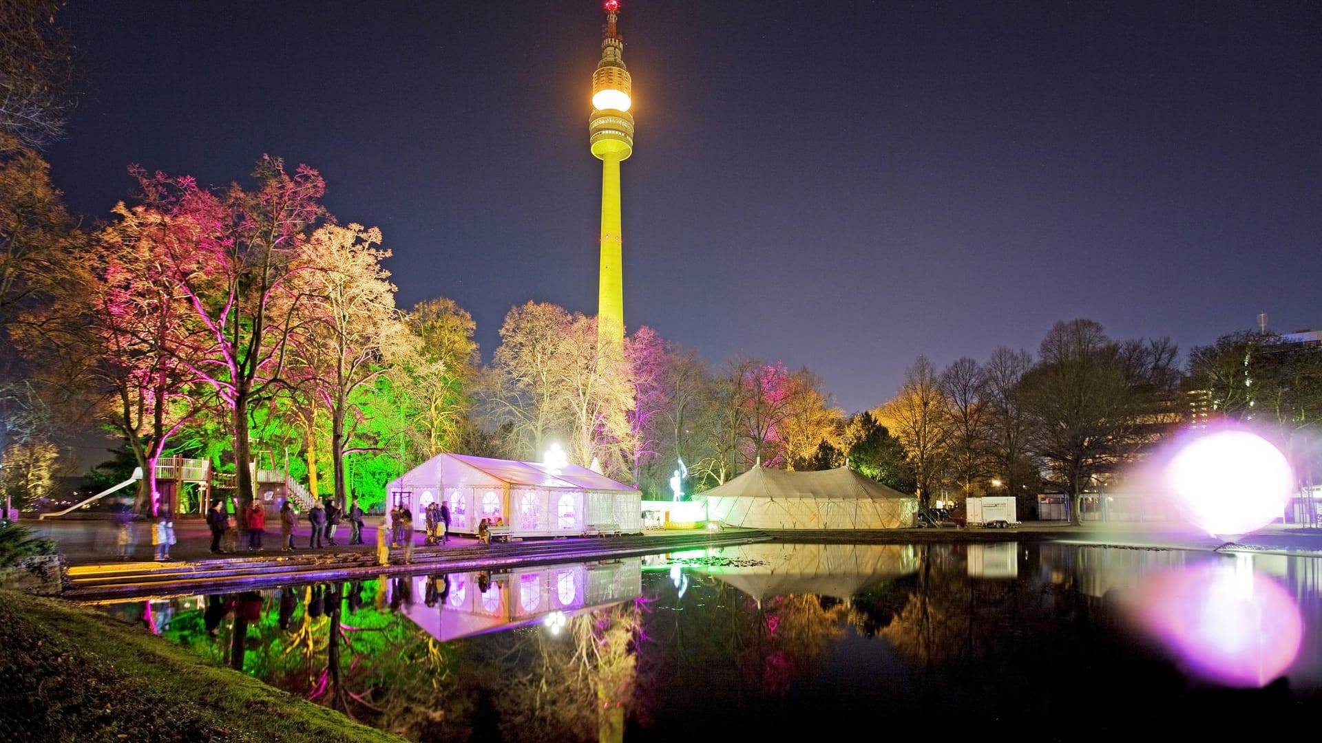 Winterleuchten im Westfalenpark in 2019: In diesem Jahr fällt das Lichterfest aus.