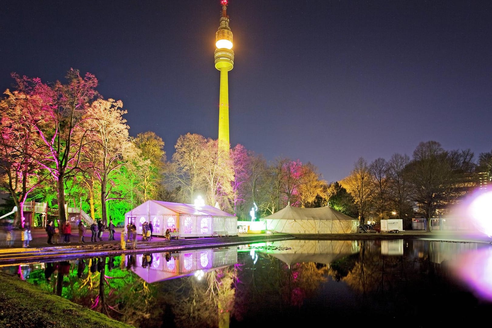 Winterleuchten im Westfalenpark in 2019: In diesem Jahr fällt das Lichterfest aus.