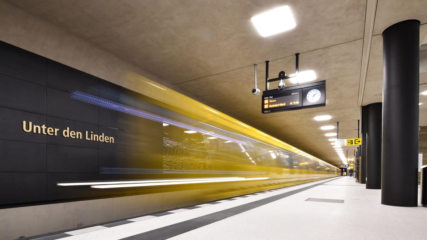 Die neue U-Bahnstation Unter den Linden: Nach mehrjähriger Bauzeit verbindet die U5 den Hauptbahnhof mit Hönow.