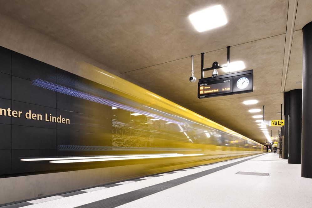 Die neue U-Bahnstation Unter den Linden: Nach mehrjähriger Bauzeit verbindet die U5 den Hauptbahnhof mit Hönow.