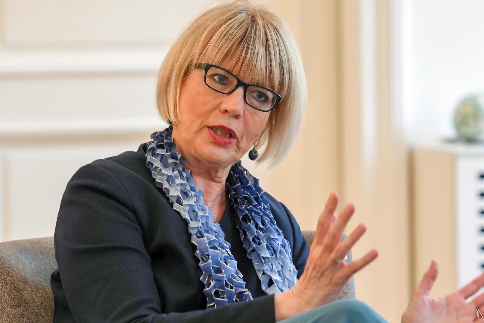 Helga Schmid im Mai 2019: Die deutsche Diplomatin ist neue Generalsekretärin der OSZE.
