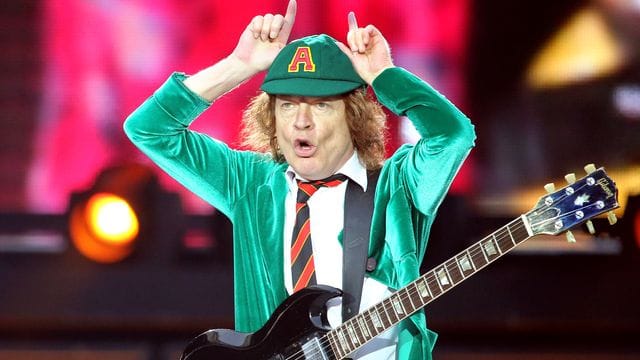 AC/DC-Leadgitarrist Angus Young.