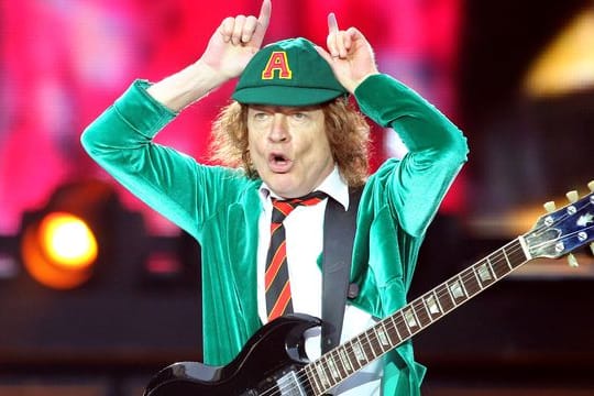 AC/DC-Leadgitarrist Angus Young.