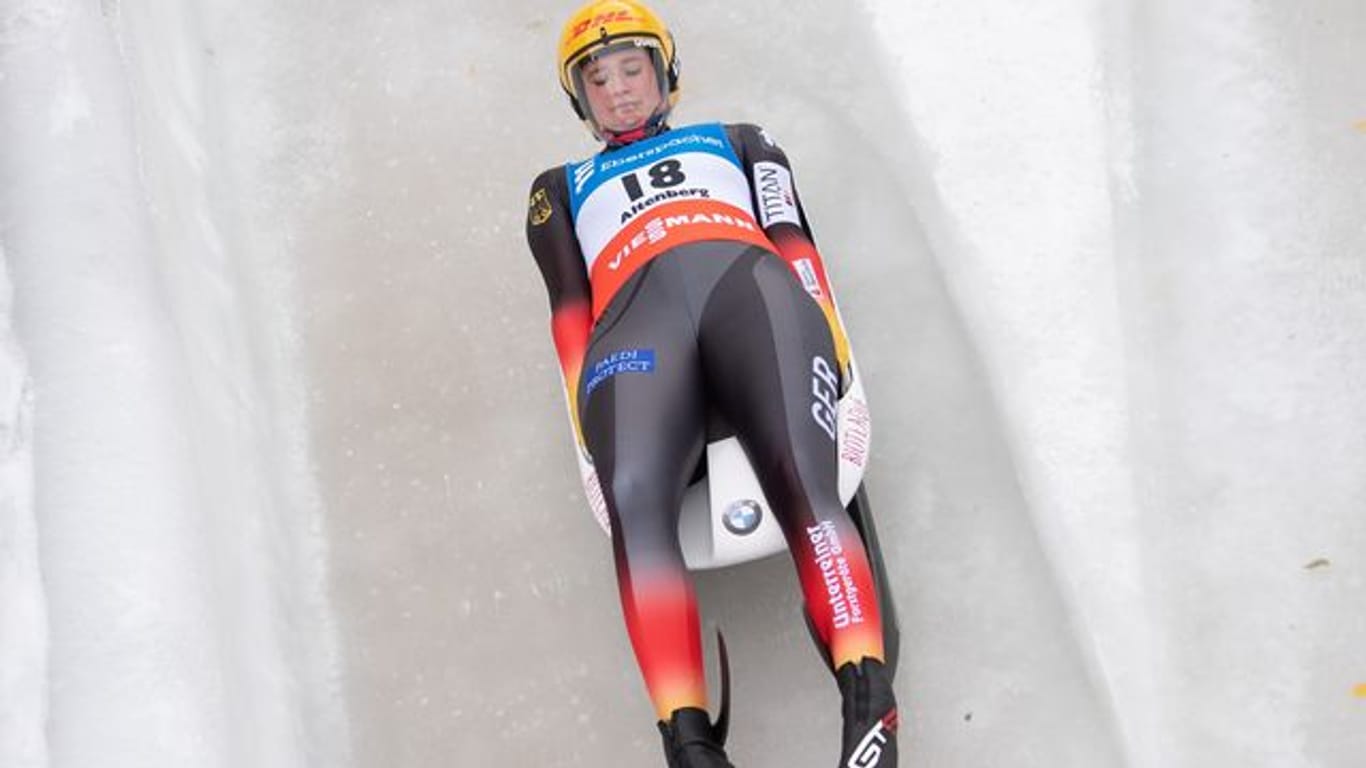 Raste in Altenberg auf Rang zwei: Natalie Geisenberger.