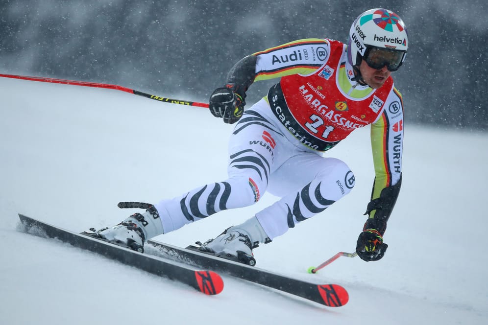 Stefan Luitz: Beim Ski-Weltcup in Italien stürzte der Deutsche schwer.