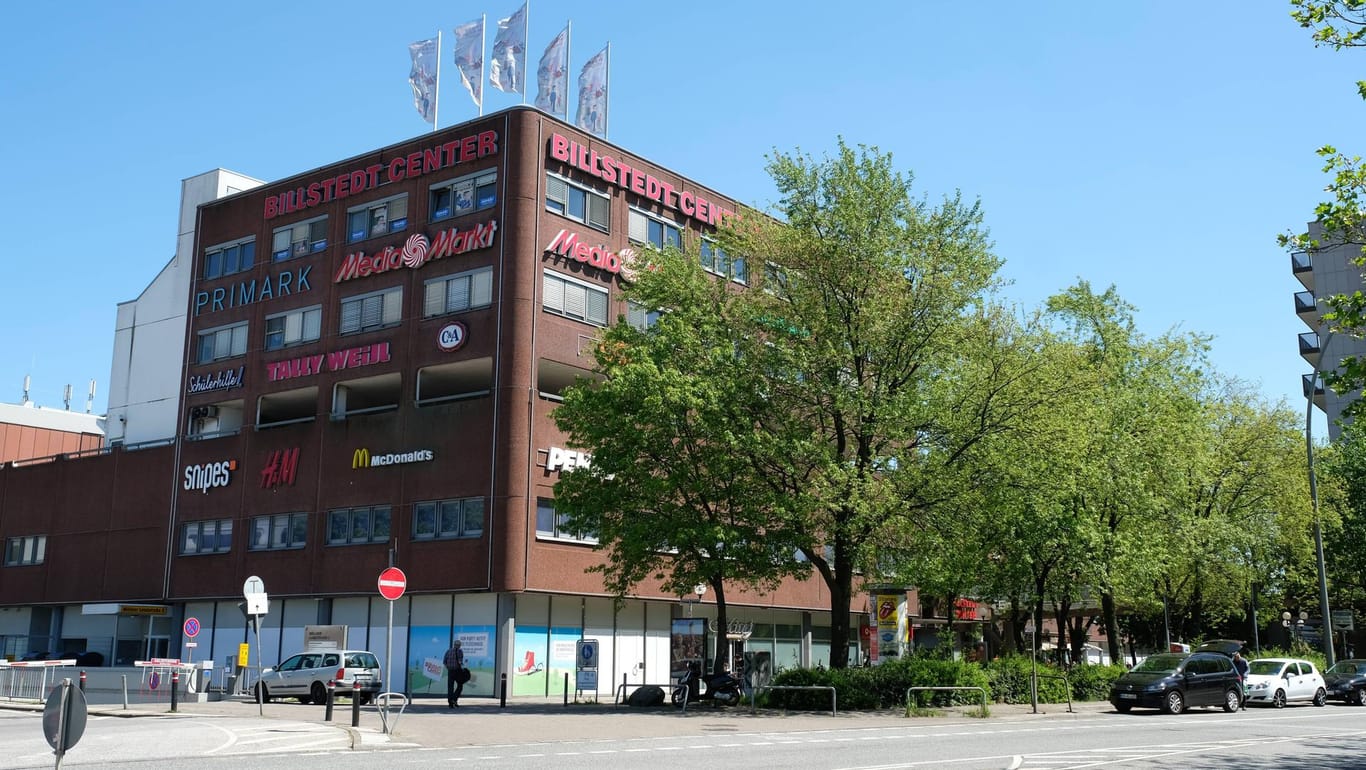 Blick auf das Billstedt-Center (Archivbild): Es musste am Samstag kurzzeitig gesperrt werden.