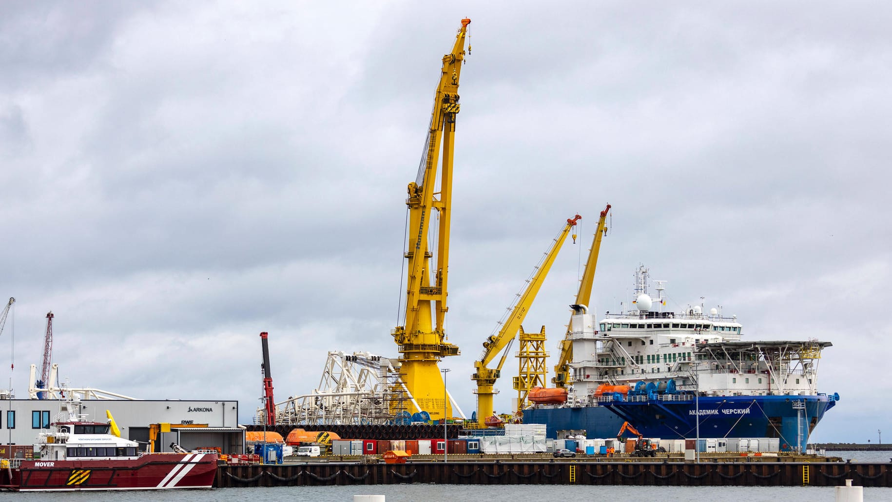 Verlegeschiff für die Nord Stream 2: Deutschland unterstützt den Bau der Pipeline.