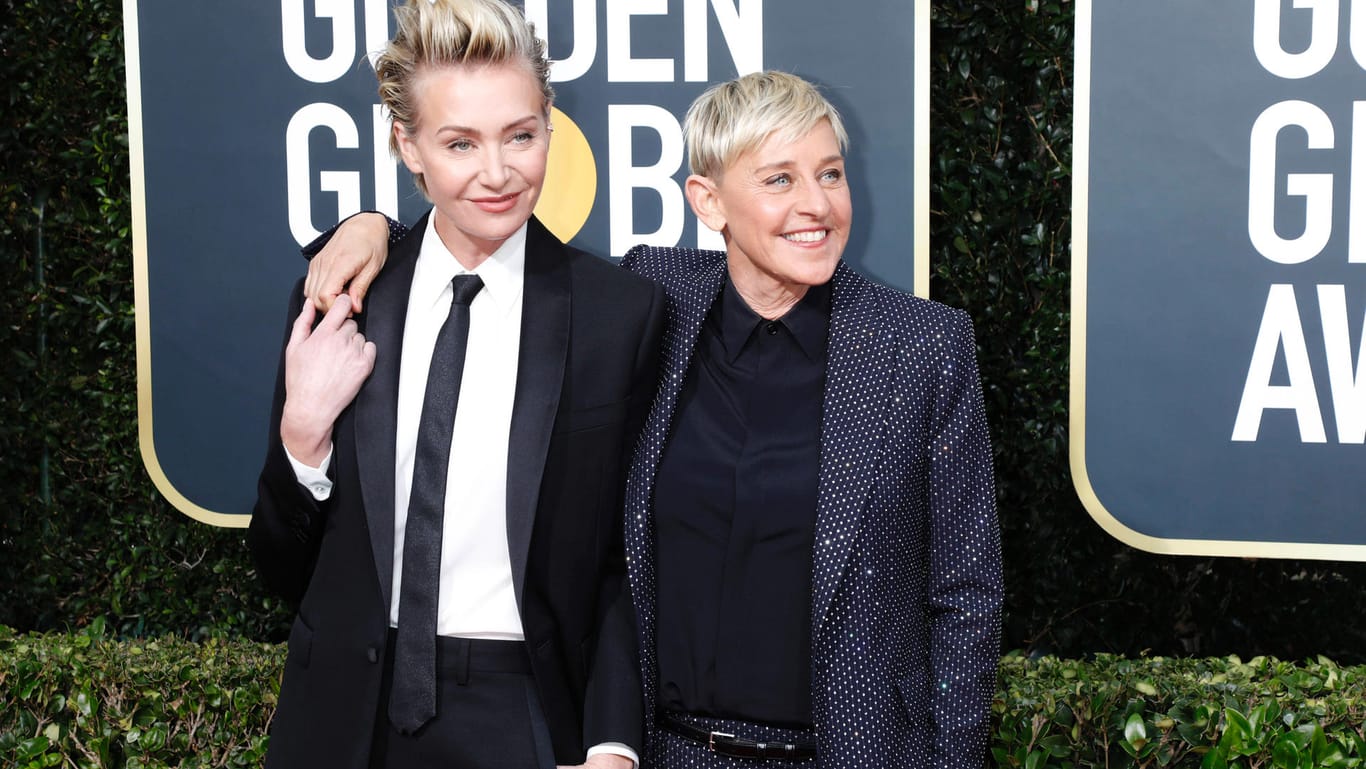 Portia de Rossi und Ellen DeGeneres: Das Paar zieht in die Nachbarschaft von Harry und Meghan.