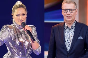 Helene Fischer und Günther Jauch: Am Sonntagabend kamen sich der Moderator und die Sängerin zu nah.
