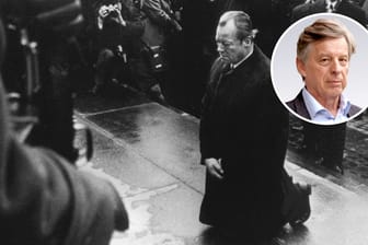 Willy Brandt kniet in Warschau: Hinterher sagte der Bundeskanzler, er habe sich die Geste nicht ausgedacht, nicht vorbereitet, nicht geplant.