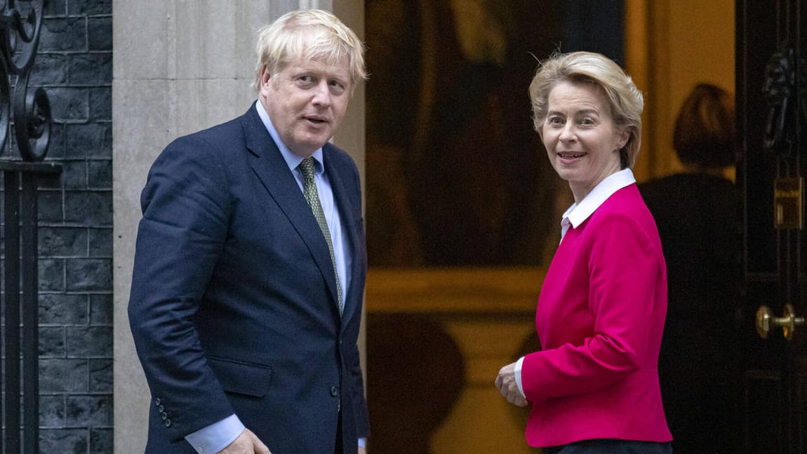 Boris Johnson und Ursula von der Leyen bei einem Treffen in London: Die Verhandlungen über ein Handelsabkommen zwischen EU und Großbritannien sind in der entscheidenden Phase.