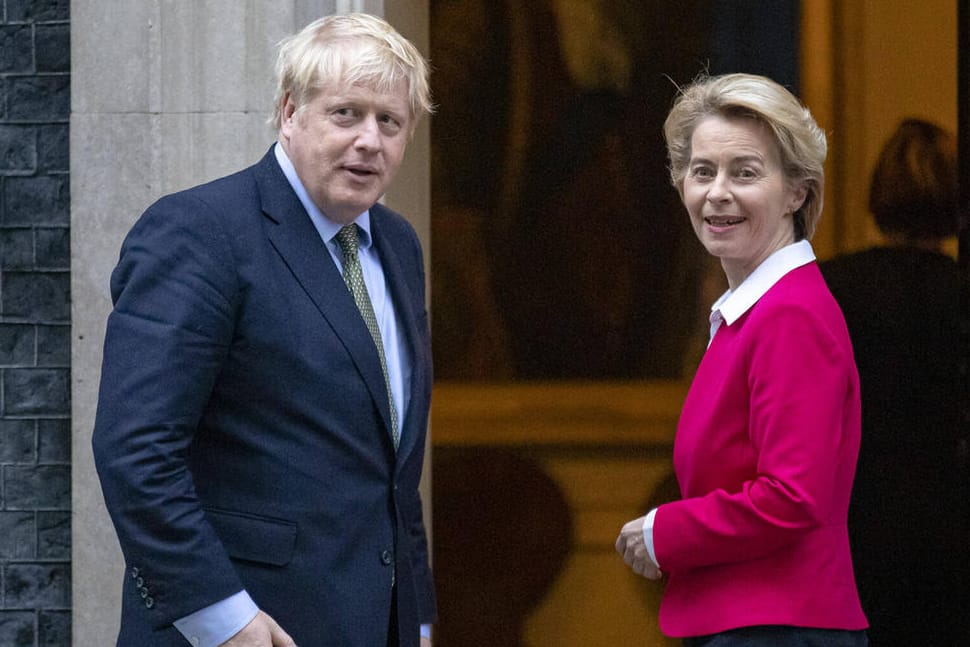 Boris Johnson und Ursula von der Leyen bei einem Treffen in London: Die Verhandlungen über ein Handelsabkommen zwischen EU und Großbritannien sind in der entscheidenden Phase.