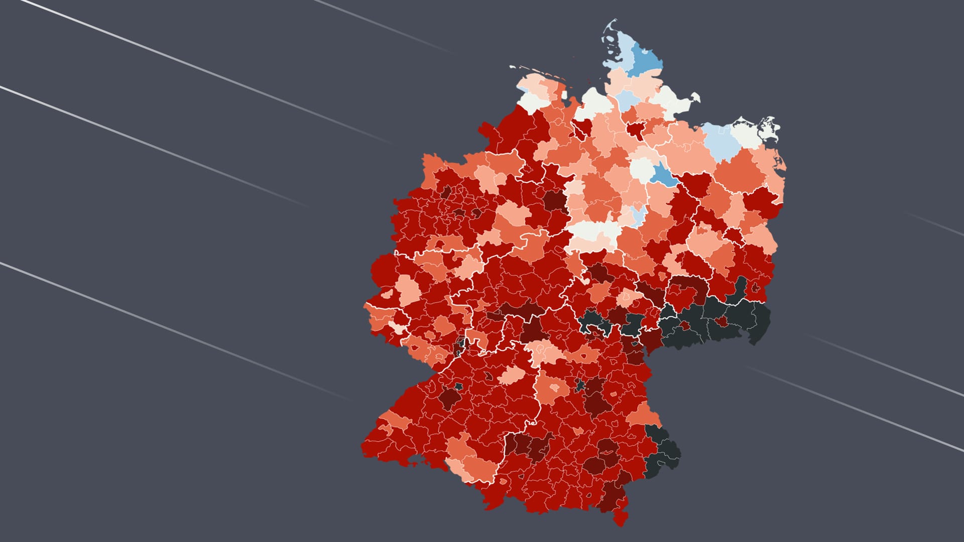 Corona-Fälle in den Landkreisen: Diese Animation zeigt, wie sich die Inzidenzen in den Corona-Hotspots entwickeln und warum auch im Norden die Zahlen steigen. Corona-Fälle in den Landkreisen: Diese Animation zeigt, wie sich die Inzidenzen in den Corona-Hotspots entwickeln und warum auch im Norden die Zahlen steigen.