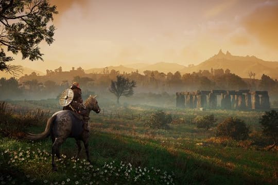 Auf Erkundungstour: In "Assassin's Creed Valhalla" erkunden Hobby-Wikinger das mittelalterliche England.