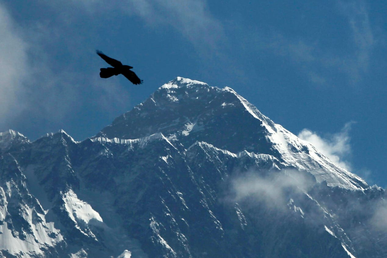 Der Mount Everest von der nepalesischen Seite aus gesehen: Der Berg hat einen neuen offiziellen Höhenwert.