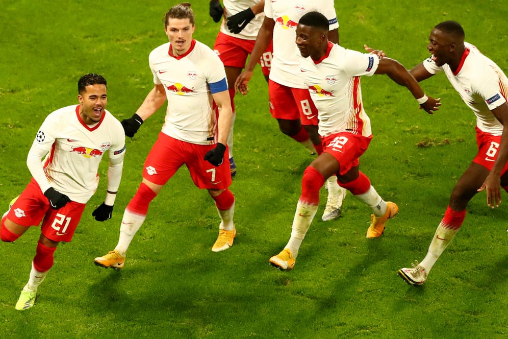 Champions League: RB Leipzig steht im Achtelfinale.