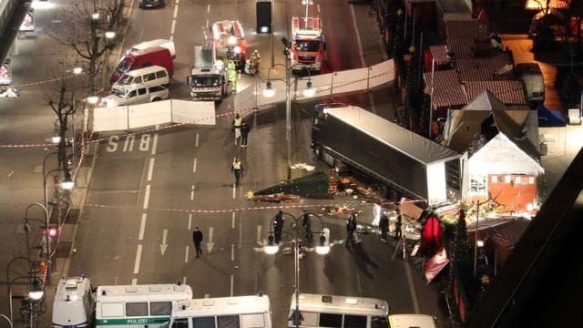 Nach dem Anschlag auf dem Berliner Breitscheidplatz.