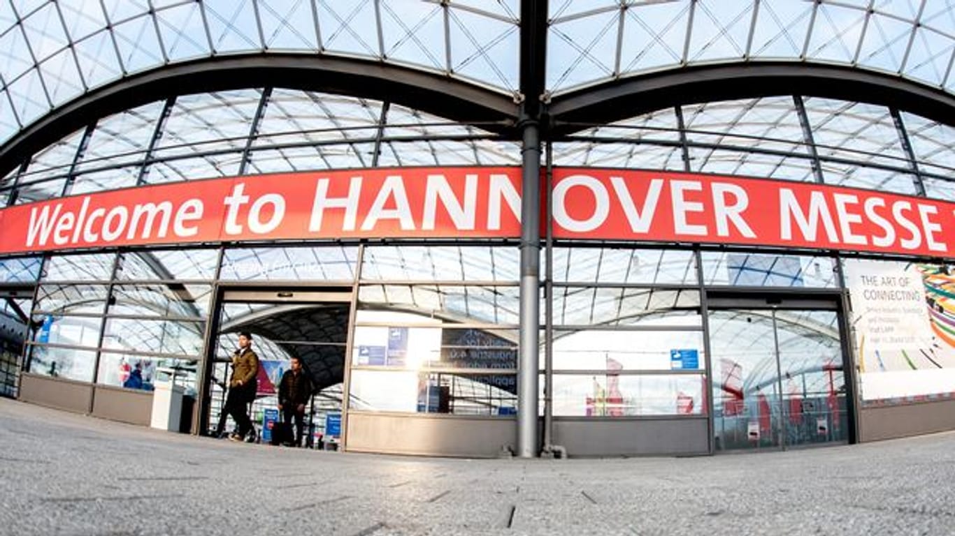 Hannover Messe (Archivbild): Für die angeschlagene Deutsche Messe AG in Hannover ist ein Rettungsplan ausgehandelt worden.