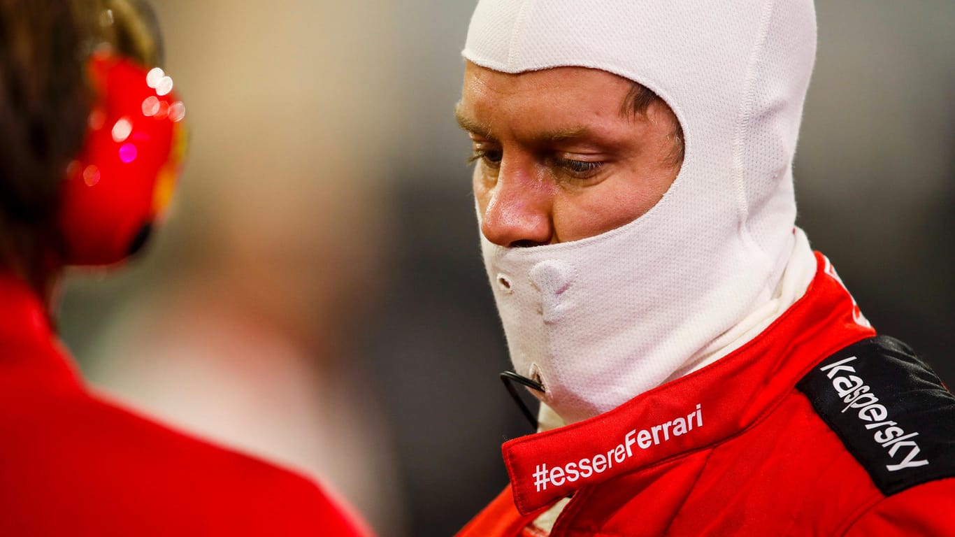 Nachdenklich: Sebastian Vettel und Ferrari hatten eine teilweise desaströse Saison 2020.