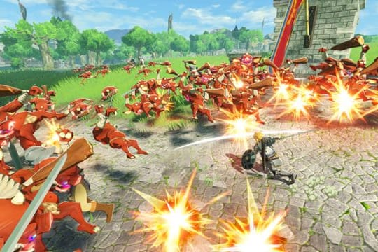Einer gegen alle: "Hyrule Warriors" ist ein Ableger von "Dynasty Warriors" - Massenschlachten stehen deshalb im Mittelpunkt.