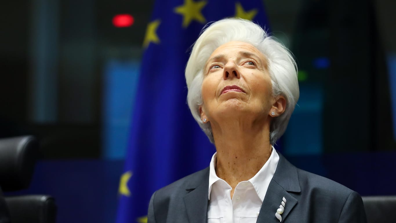 EZB-Chefin Christine Lagarde: Die Entscheidung der Europäischen Zentralbank wurde mit Spannung erwartet.