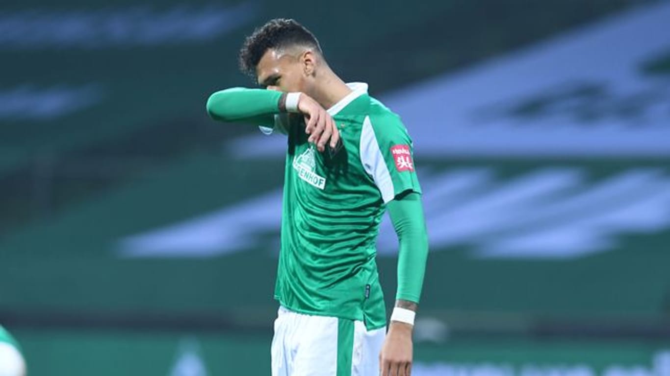 Fällt im Spiel gegen RB Leipzig aus: Werder-Stürmer Davie Selke.